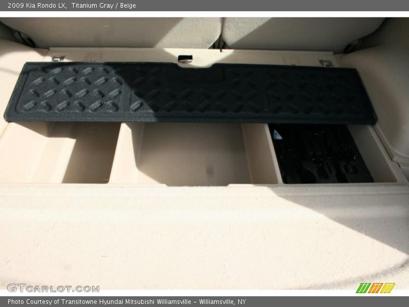 Titanium Gray / Beige 2009 Kia Rondo LX