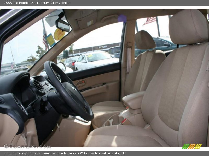 Titanium Gray / Beige 2009 Kia Rondo LX