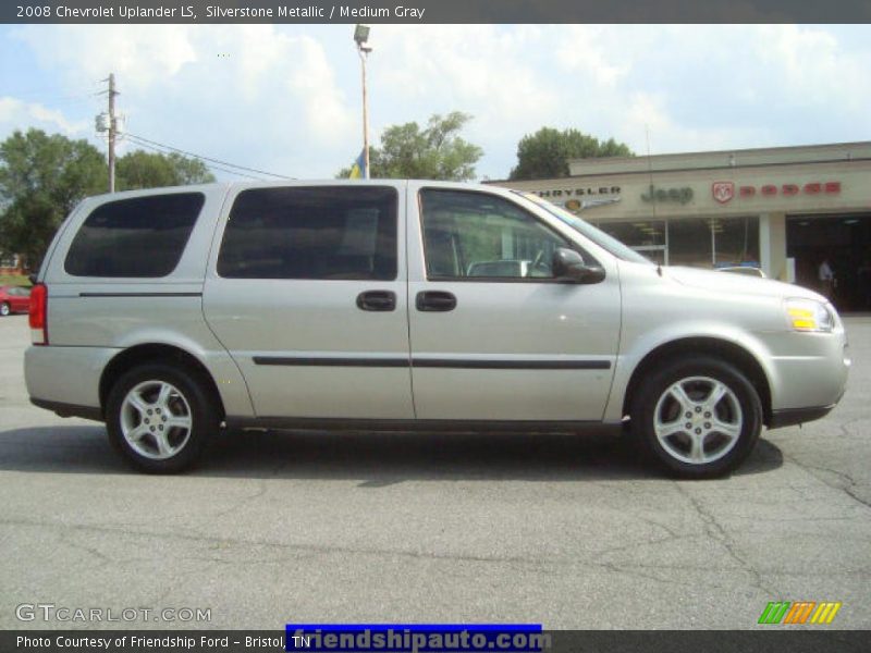 Silverstone Metallic / Medium Gray 2008 Chevrolet Uplander LS