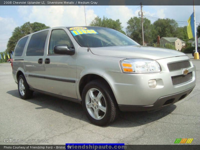Silverstone Metallic / Medium Gray 2008 Chevrolet Uplander LS