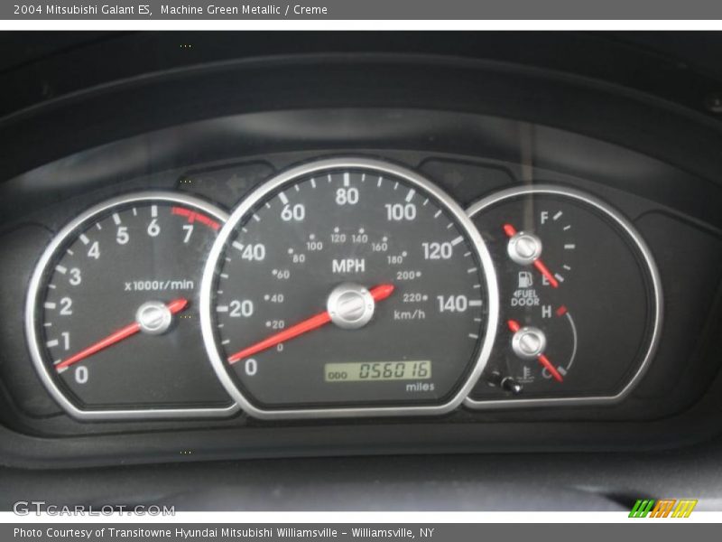 Machine Green Metallic / Creme 2004 Mitsubishi Galant ES