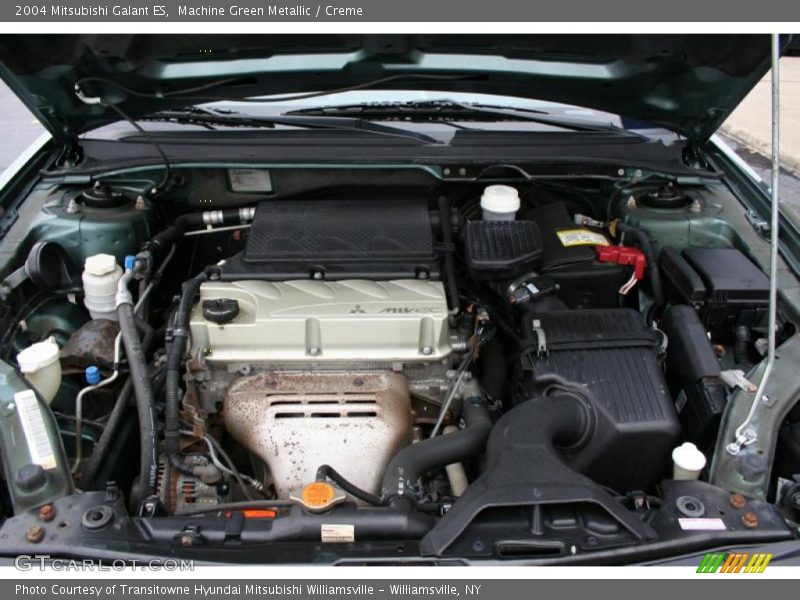 Machine Green Metallic / Creme 2004 Mitsubishi Galant ES