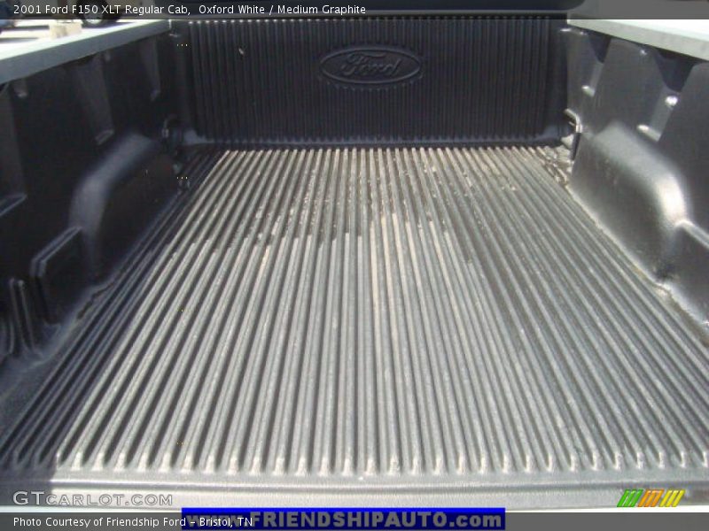 Oxford White / Medium Graphite 2001 Ford F150 XLT Regular Cab