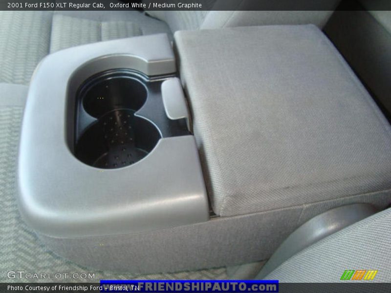 Oxford White / Medium Graphite 2001 Ford F150 XLT Regular Cab