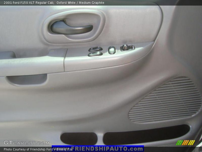 Oxford White / Medium Graphite 2001 Ford F150 XLT Regular Cab