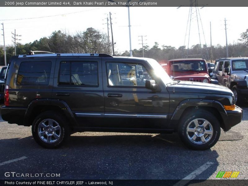 Dark Khaki Pearl / Dark Khaki/Light Graystone 2006 Jeep Commander Limited 4x4