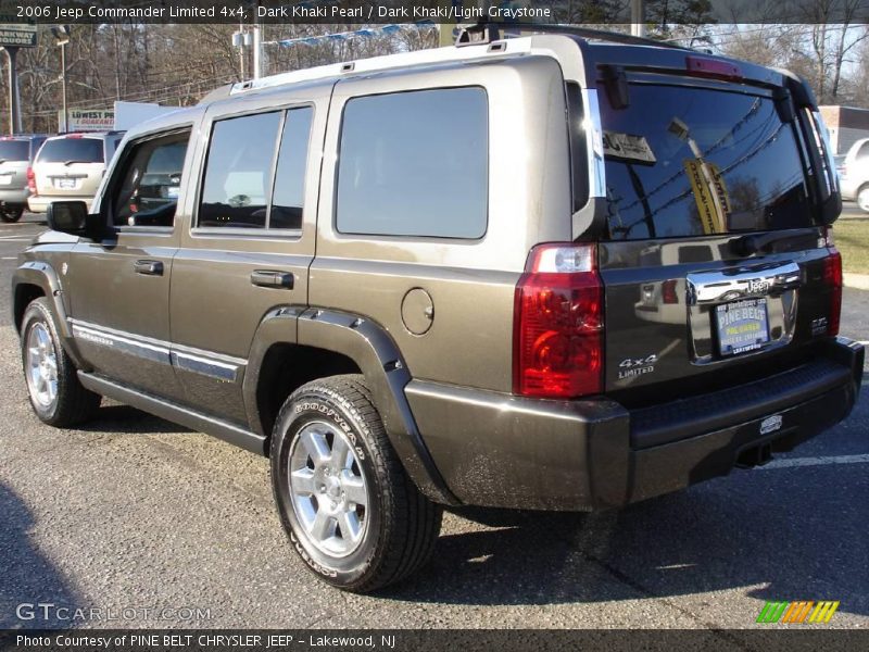 Dark Khaki Pearl / Dark Khaki/Light Graystone 2006 Jeep Commander Limited 4x4