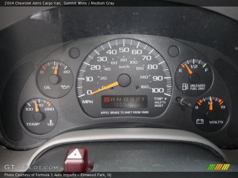 Summit White / Medium Gray 2004 Chevrolet Astro Cargo Van