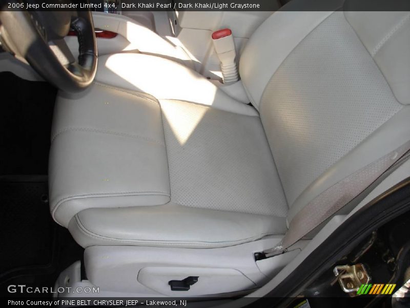 Dark Khaki Pearl / Dark Khaki/Light Graystone 2006 Jeep Commander Limited 4x4