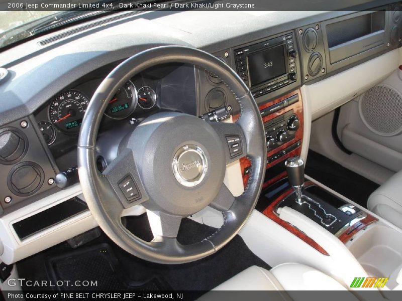 Dark Khaki Pearl / Dark Khaki/Light Graystone 2006 Jeep Commander Limited 4x4