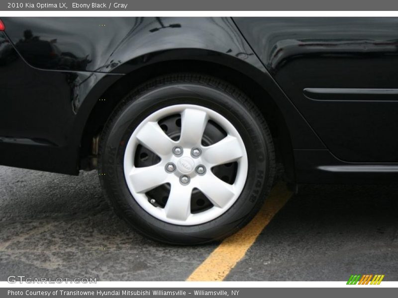 Ebony Black / Gray 2010 Kia Optima LX