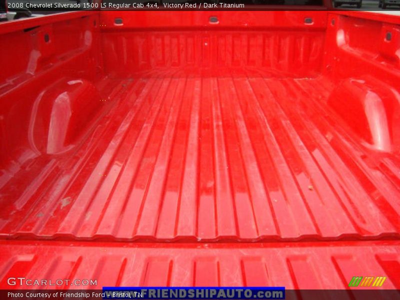 Victory Red / Dark Titanium 2008 Chevrolet Silverado 1500 LS Regular Cab 4x4