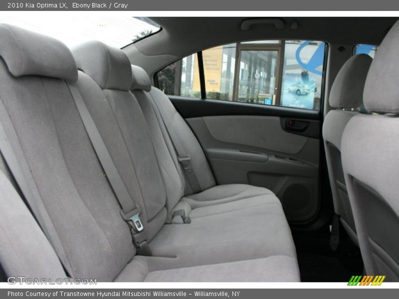 Ebony Black / Gray 2010 Kia Optima LX