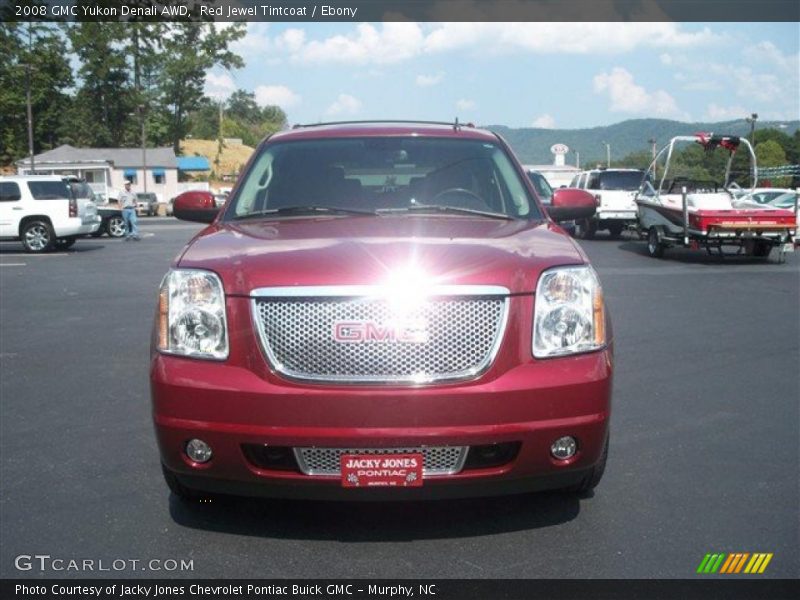 Red Jewel Tintcoat / Ebony 2008 GMC Yukon Denali AWD