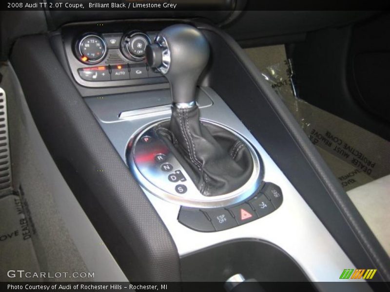 Brilliant Black / Limestone Grey 2008 Audi TT 2.0T Coupe