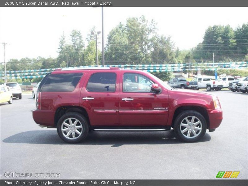 Red Jewel Tintcoat / Ebony 2008 GMC Yukon Denali AWD