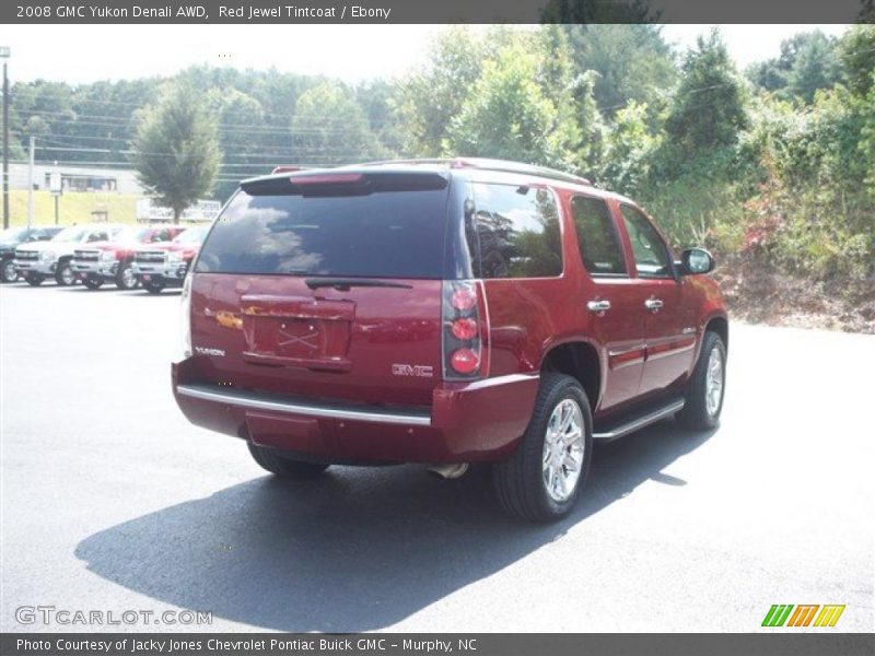 Red Jewel Tintcoat / Ebony 2008 GMC Yukon Denali AWD