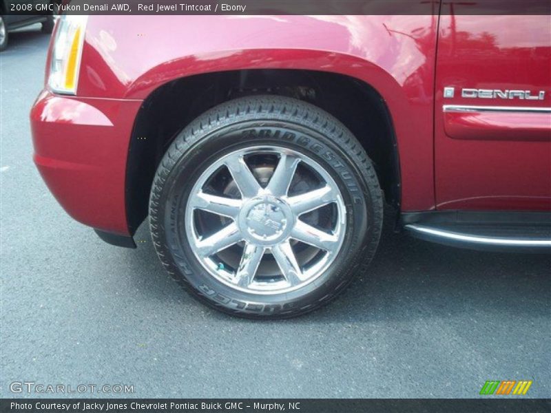 Red Jewel Tintcoat / Ebony 2008 GMC Yukon Denali AWD