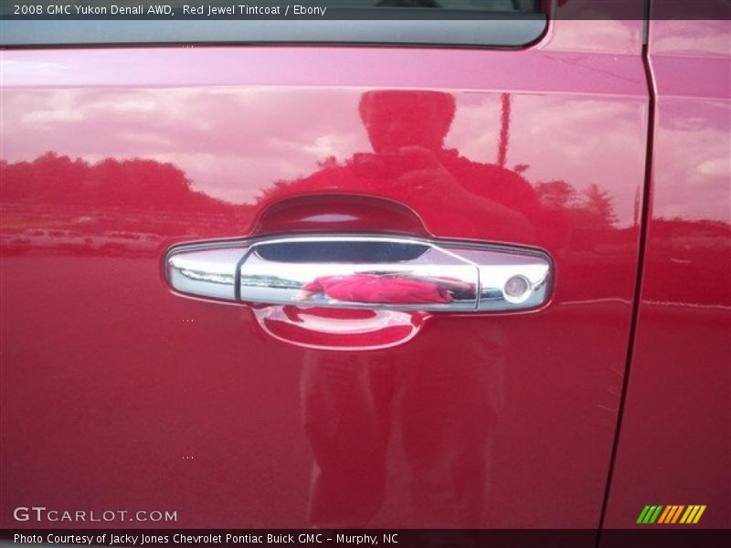 Red Jewel Tintcoat / Ebony 2008 GMC Yukon Denali AWD