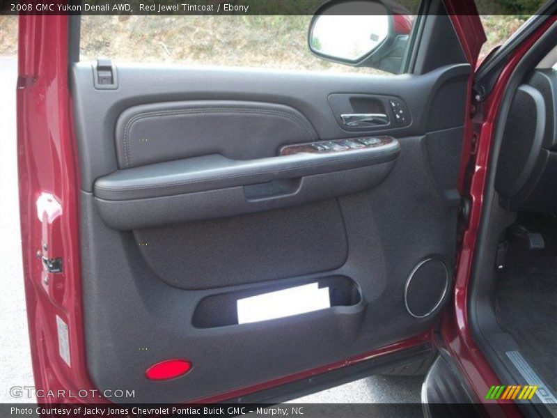 Red Jewel Tintcoat / Ebony 2008 GMC Yukon Denali AWD