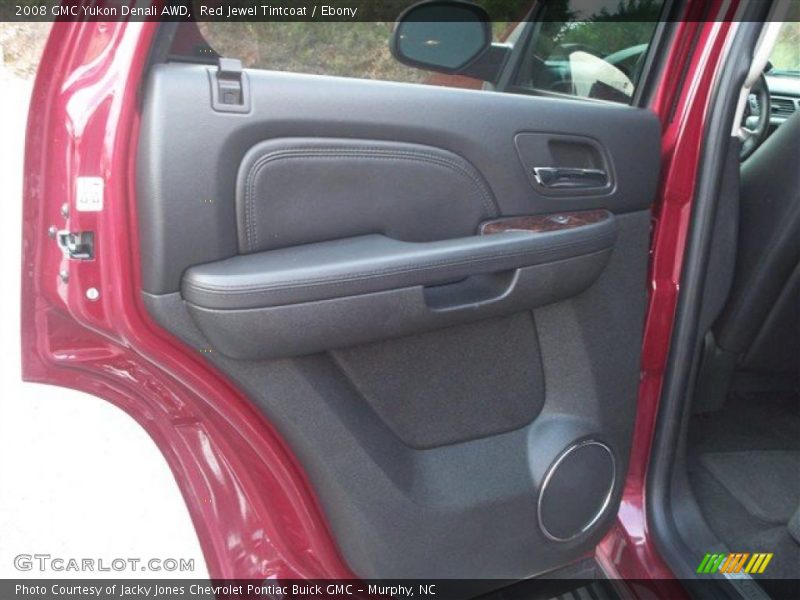 Red Jewel Tintcoat / Ebony 2008 GMC Yukon Denali AWD