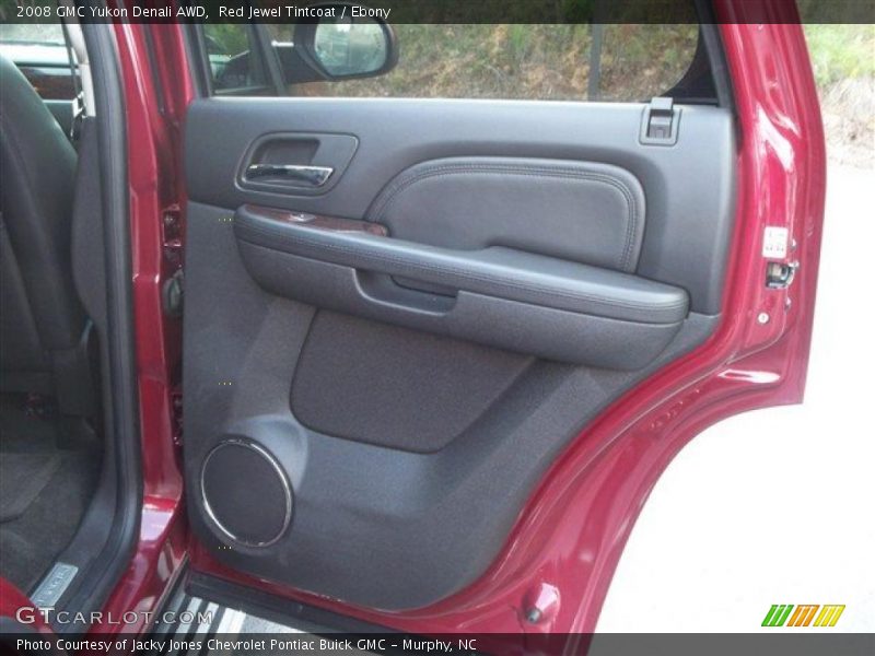 Red Jewel Tintcoat / Ebony 2008 GMC Yukon Denali AWD