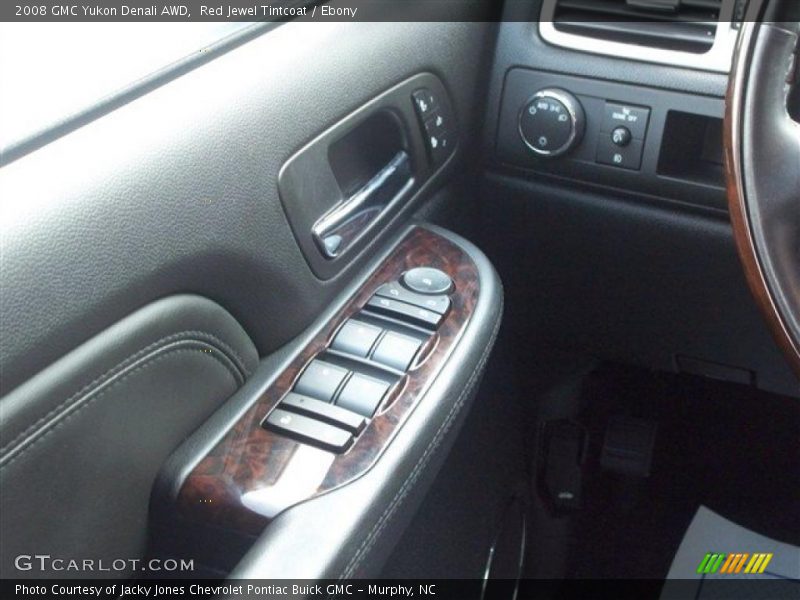 Red Jewel Tintcoat / Ebony 2008 GMC Yukon Denali AWD