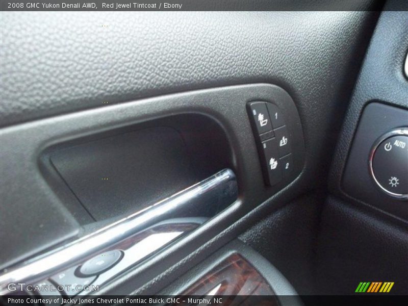 Red Jewel Tintcoat / Ebony 2008 GMC Yukon Denali AWD