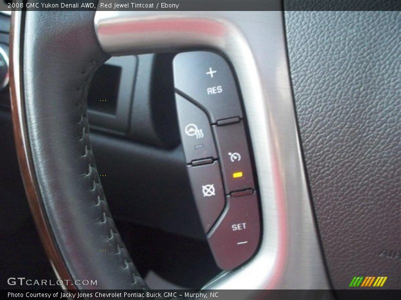Red Jewel Tintcoat / Ebony 2008 GMC Yukon Denali AWD