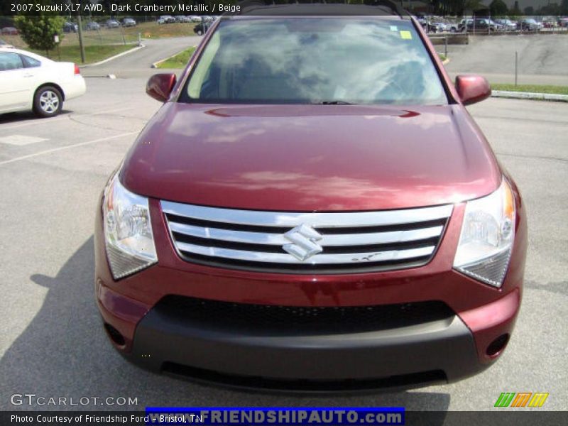 Dark Cranberry Metallic / Beige 2007 Suzuki XL7 AWD