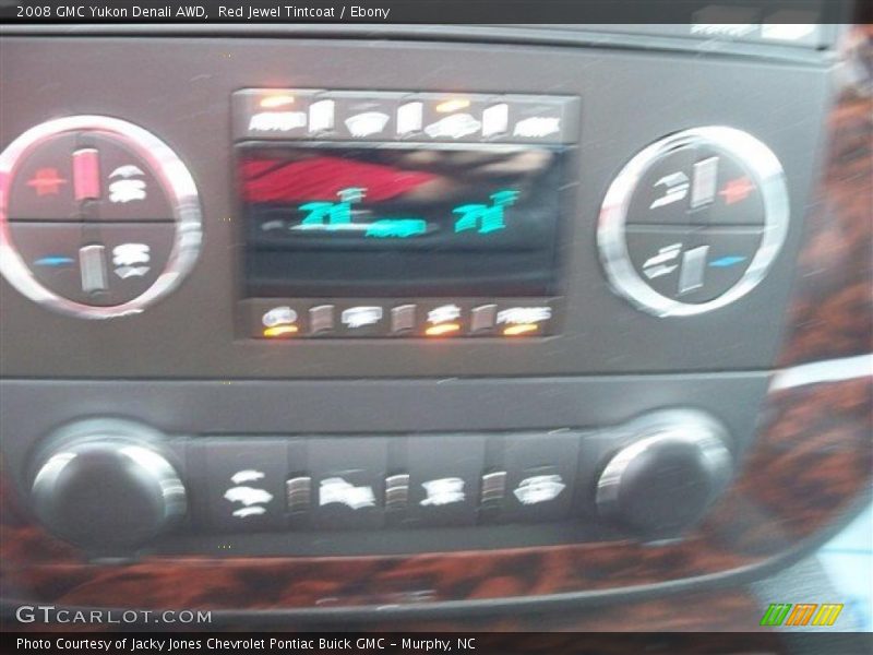 Red Jewel Tintcoat / Ebony 2008 GMC Yukon Denali AWD