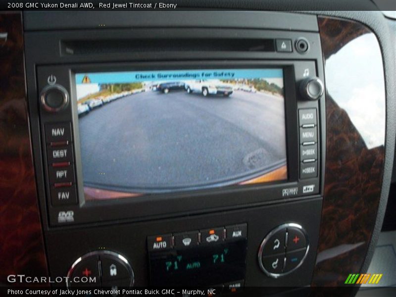 Red Jewel Tintcoat / Ebony 2008 GMC Yukon Denali AWD