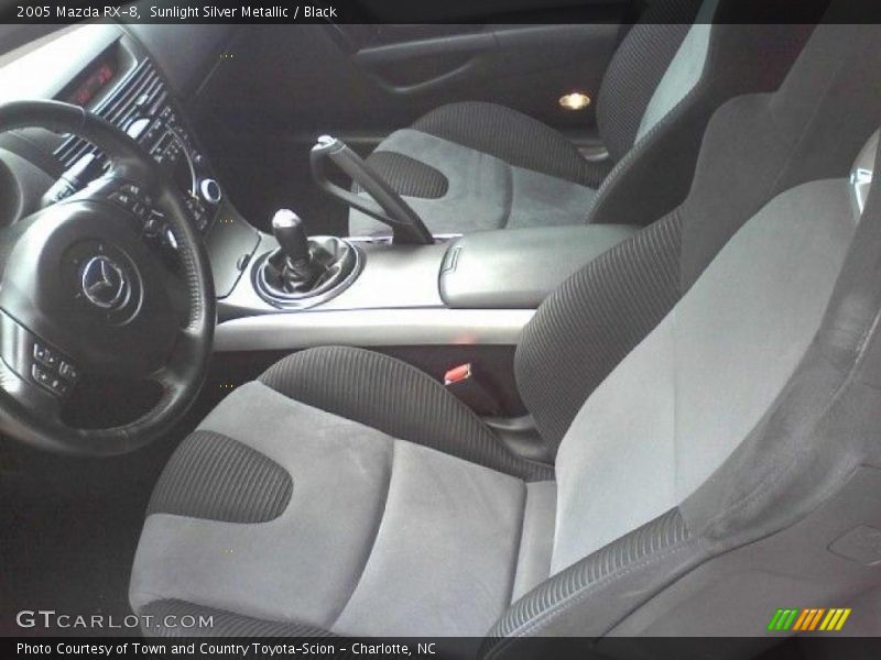 Sunlight Silver Metallic / Black 2005 Mazda RX-8