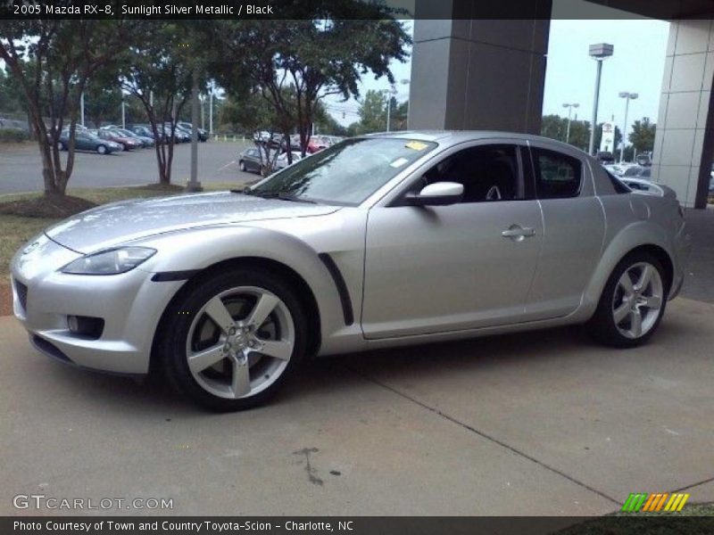 Sunlight Silver Metallic / Black 2005 Mazda RX-8