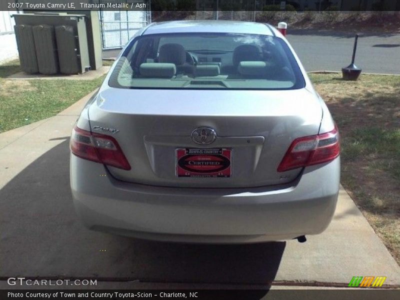 Titanium Metallic / Ash 2007 Toyota Camry LE