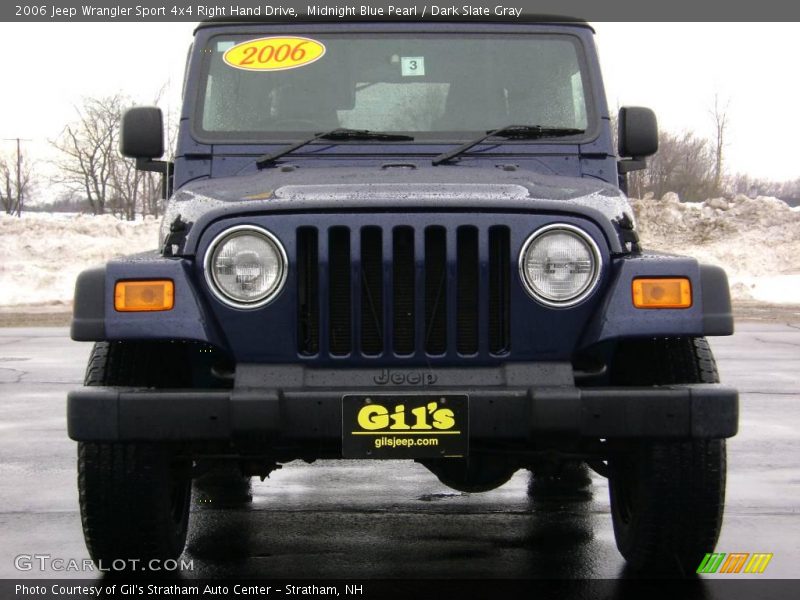 Midnight Blue Pearl / Dark Slate Gray 2006 Jeep Wrangler Sport 4x4 Right Hand Drive