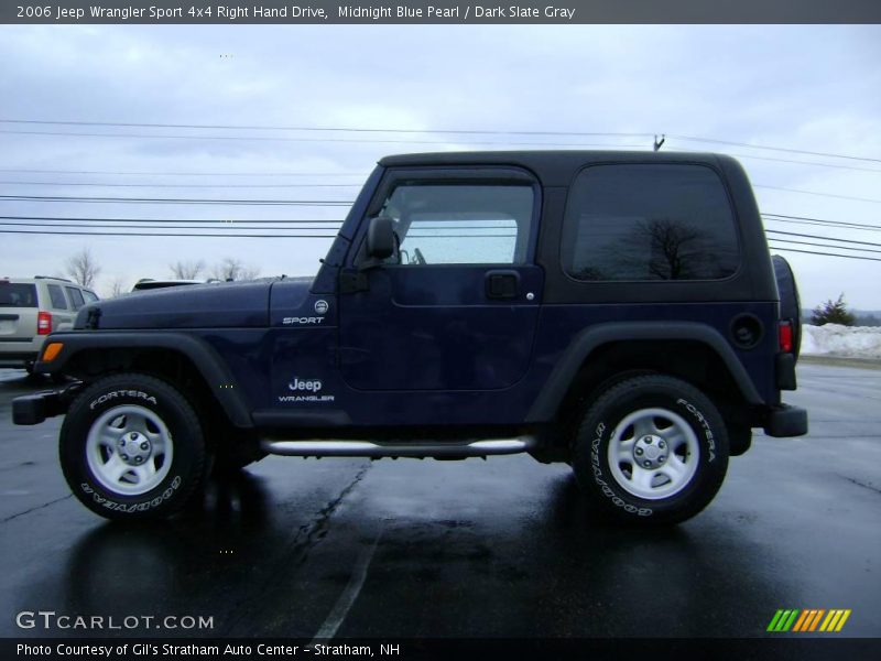 Midnight Blue Pearl / Dark Slate Gray 2006 Jeep Wrangler Sport 4x4 Right Hand Drive