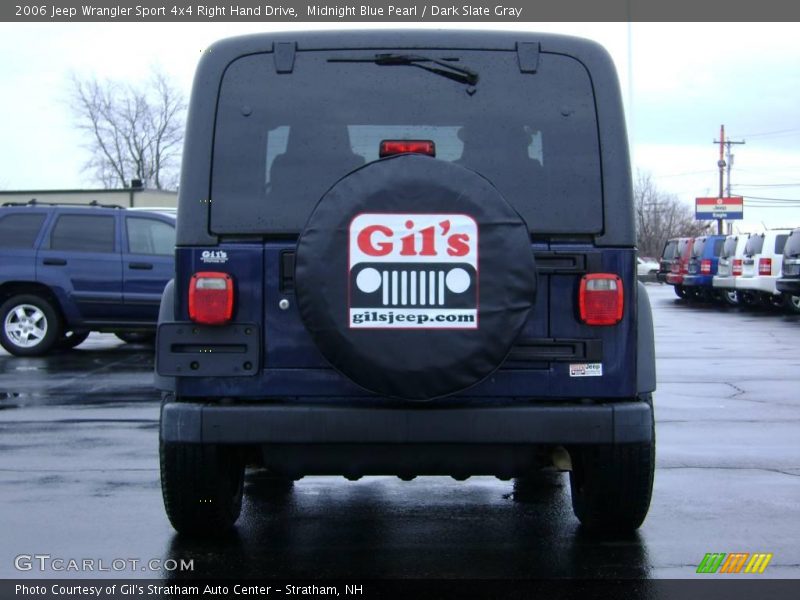 Midnight Blue Pearl / Dark Slate Gray 2006 Jeep Wrangler Sport 4x4 Right Hand Drive