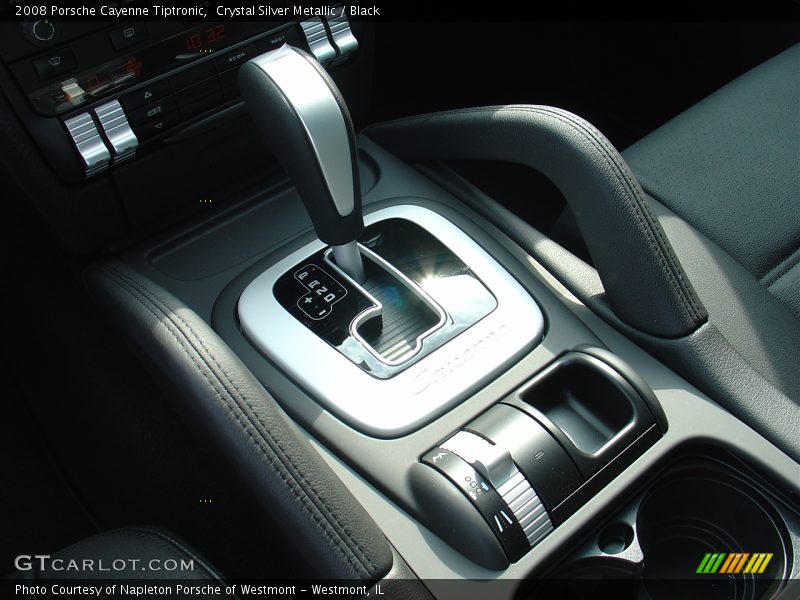 Crystal Silver Metallic / Black 2008 Porsche Cayenne Tiptronic