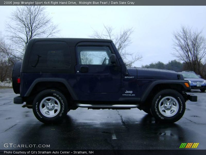 Midnight Blue Pearl / Dark Slate Gray 2006 Jeep Wrangler Sport 4x4 Right Hand Drive