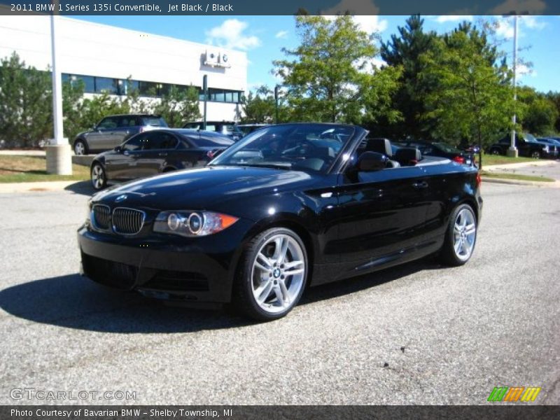 Jet Black / Black 2011 BMW 1 Series 135i Convertible