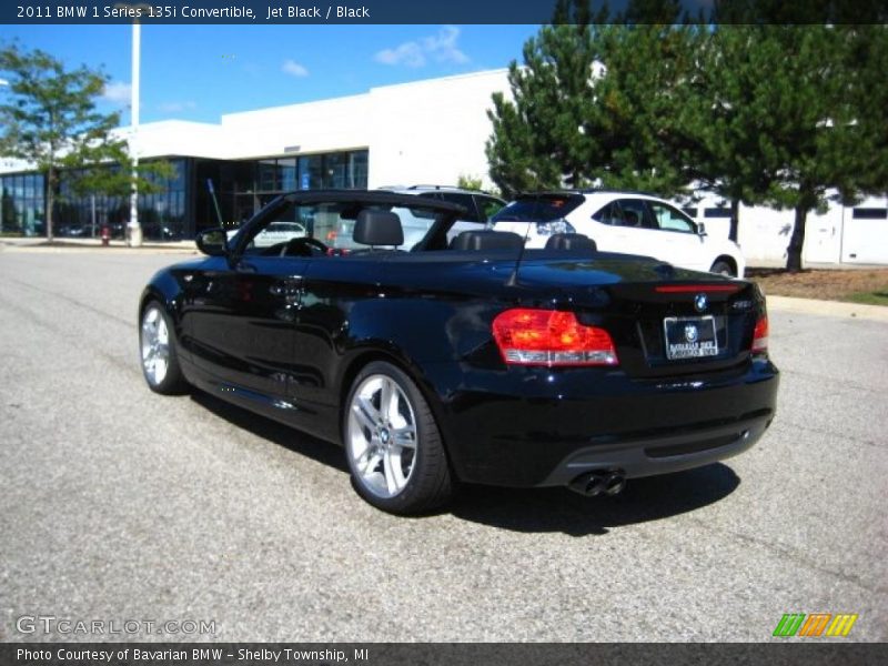 Jet Black / Black 2011 BMW 1 Series 135i Convertible