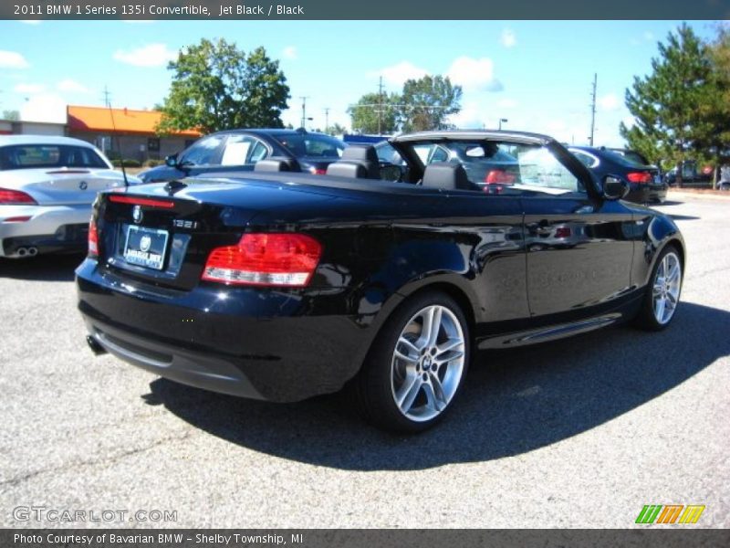 Jet Black / Black 2011 BMW 1 Series 135i Convertible