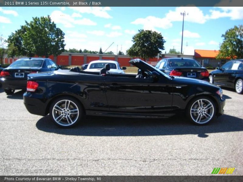 Jet Black / Black 2011 BMW 1 Series 135i Convertible
