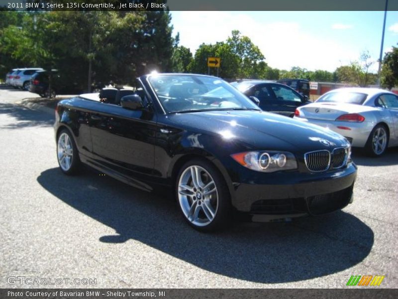 Jet Black / Black 2011 BMW 1 Series 135i Convertible