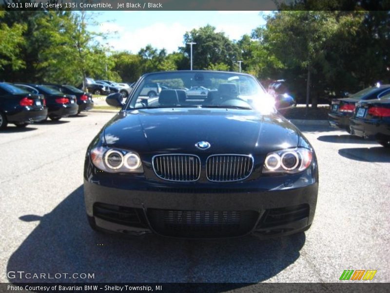 Jet Black / Black 2011 BMW 1 Series 135i Convertible