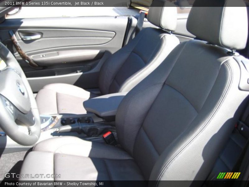 Jet Black / Black 2011 BMW 1 Series 135i Convertible