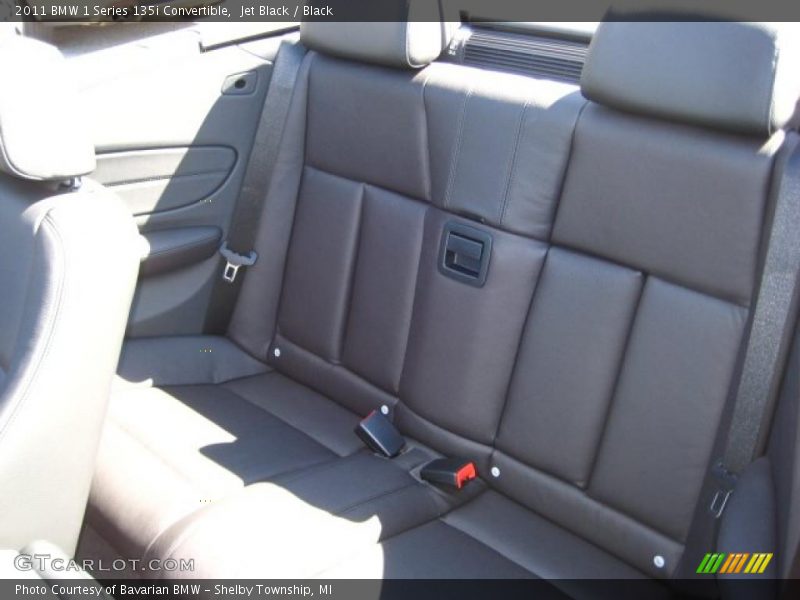 Jet Black / Black 2011 BMW 1 Series 135i Convertible