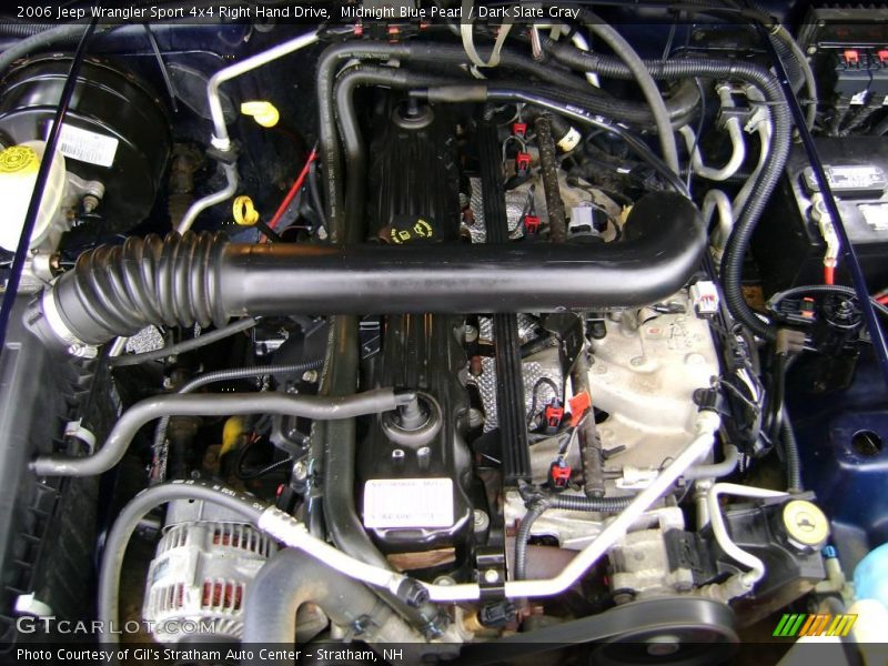 Midnight Blue Pearl / Dark Slate Gray 2006 Jeep Wrangler Sport 4x4 Right Hand Drive