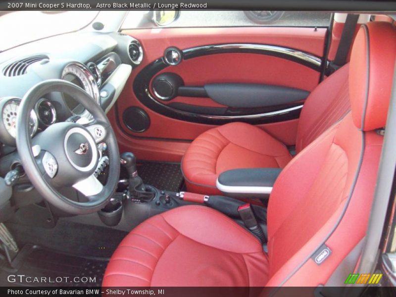 Astro Black Metallic / Lounge Redwood 2007 Mini Cooper S Hardtop